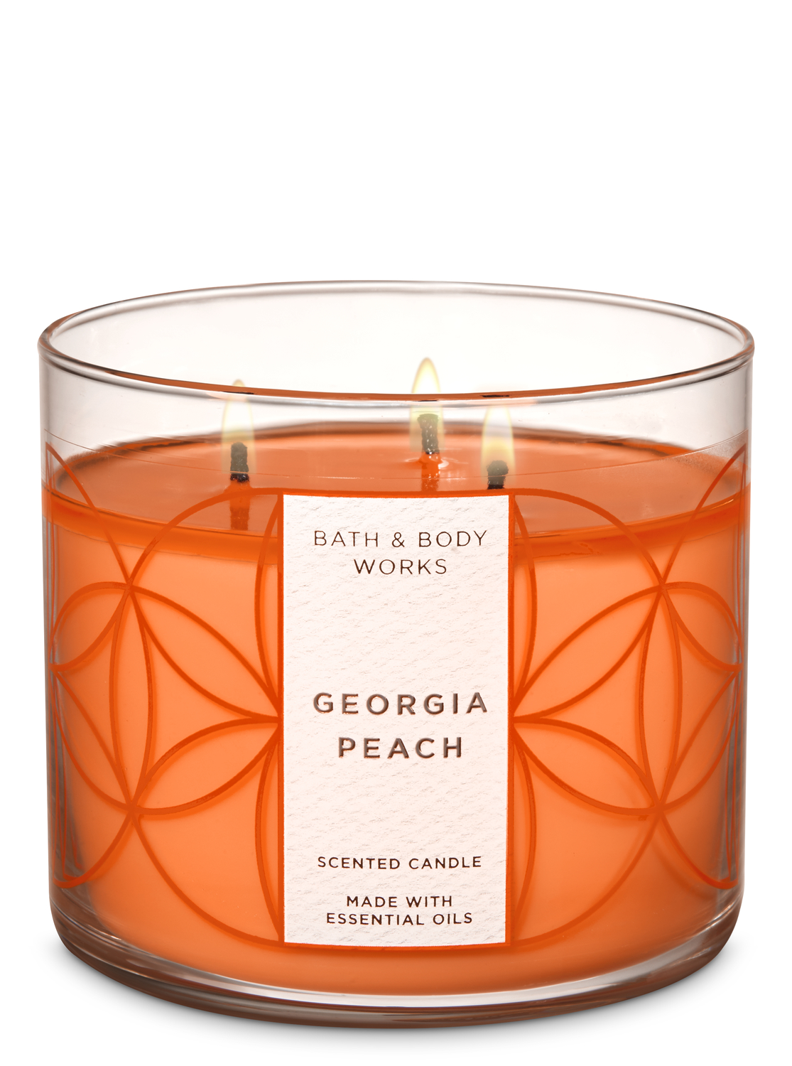 bath and body works market peach candle