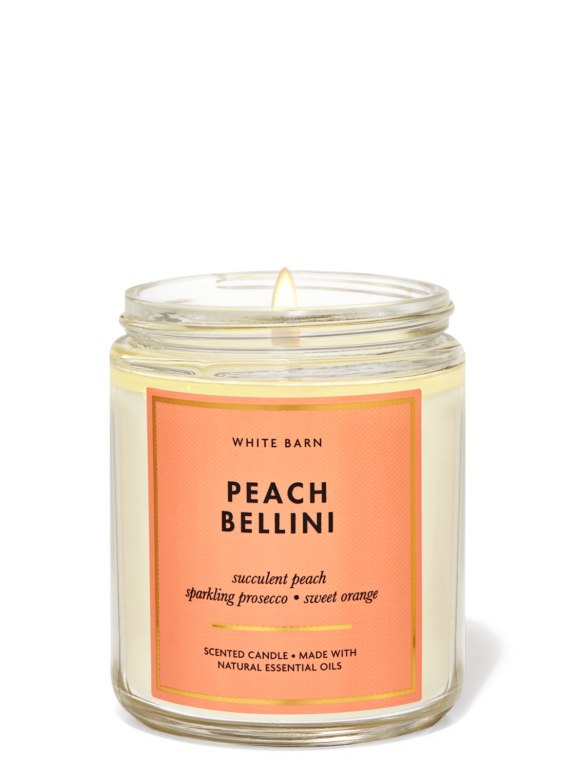 Peach & Black Tea 1 Wick Soy Candle