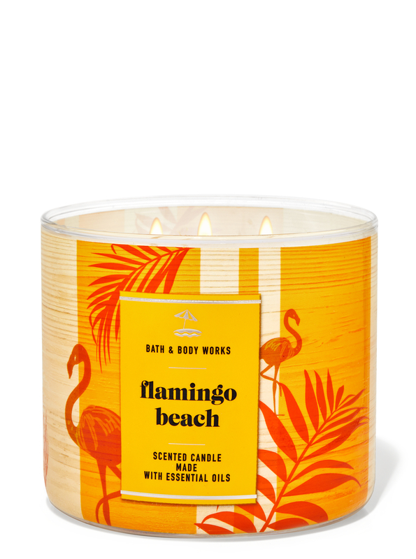 bath and body works at the beach candle