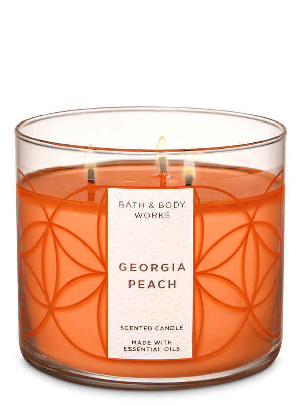 peach bath and body works candle